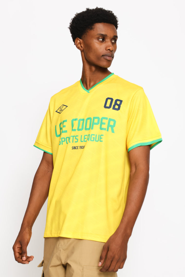 NKANYEZI Soccer Tee - Yellow