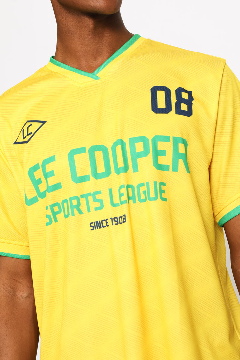 NKANYEZI Soccer Tee - Yellow