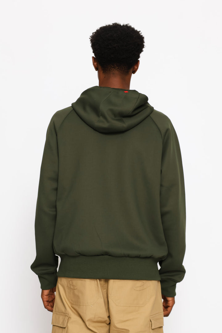 Benoit Zip Hoodie - Dark Green