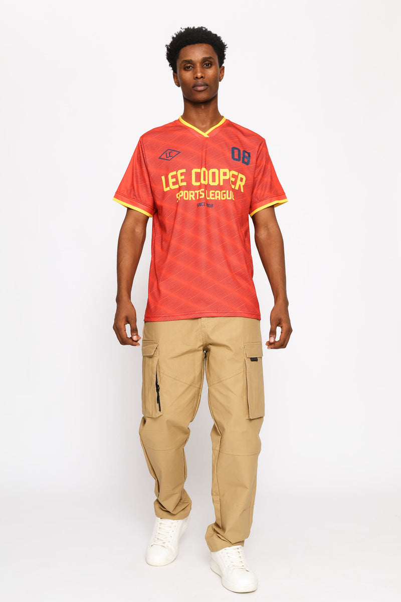 Nkanyezi Soccer Tee - Red