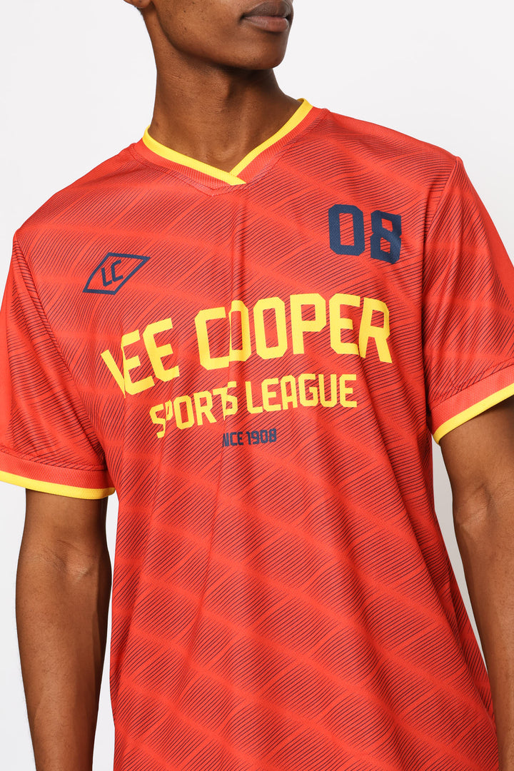 Nkanyezi Soccer Tee - Red
