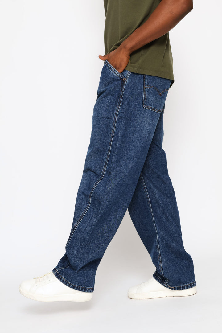 Max Volume Baggy Barrel Denim - Blue