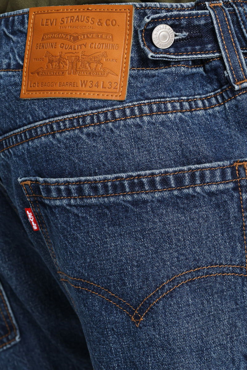 Max Volume Baggy Barrel Denim - Blue