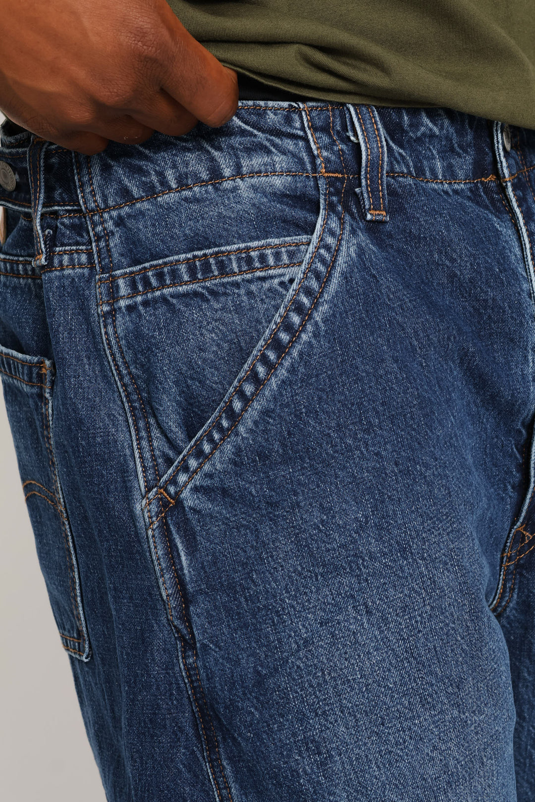 Max Volume Baggy Barrel Denim - Blue