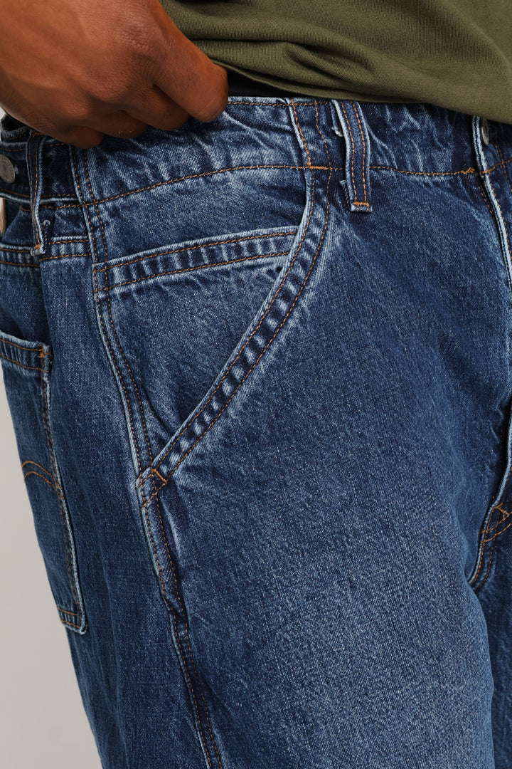 Max Volume Baggy Barrel Denim - Blue