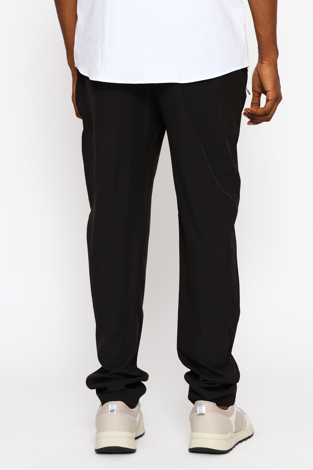 Zip Detail Trouser - Black