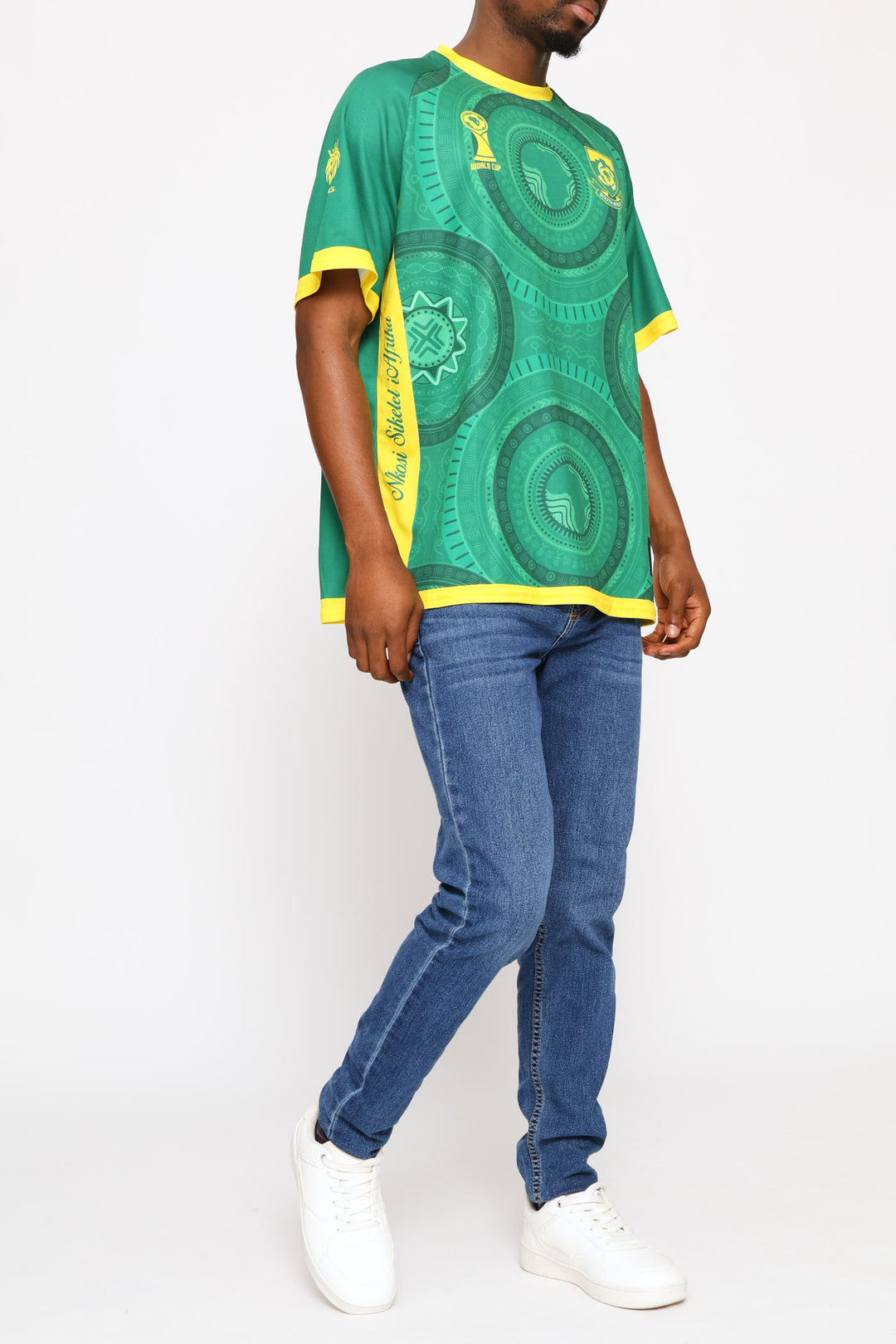 Sa Supporters Soccer Stripe Tee - Green