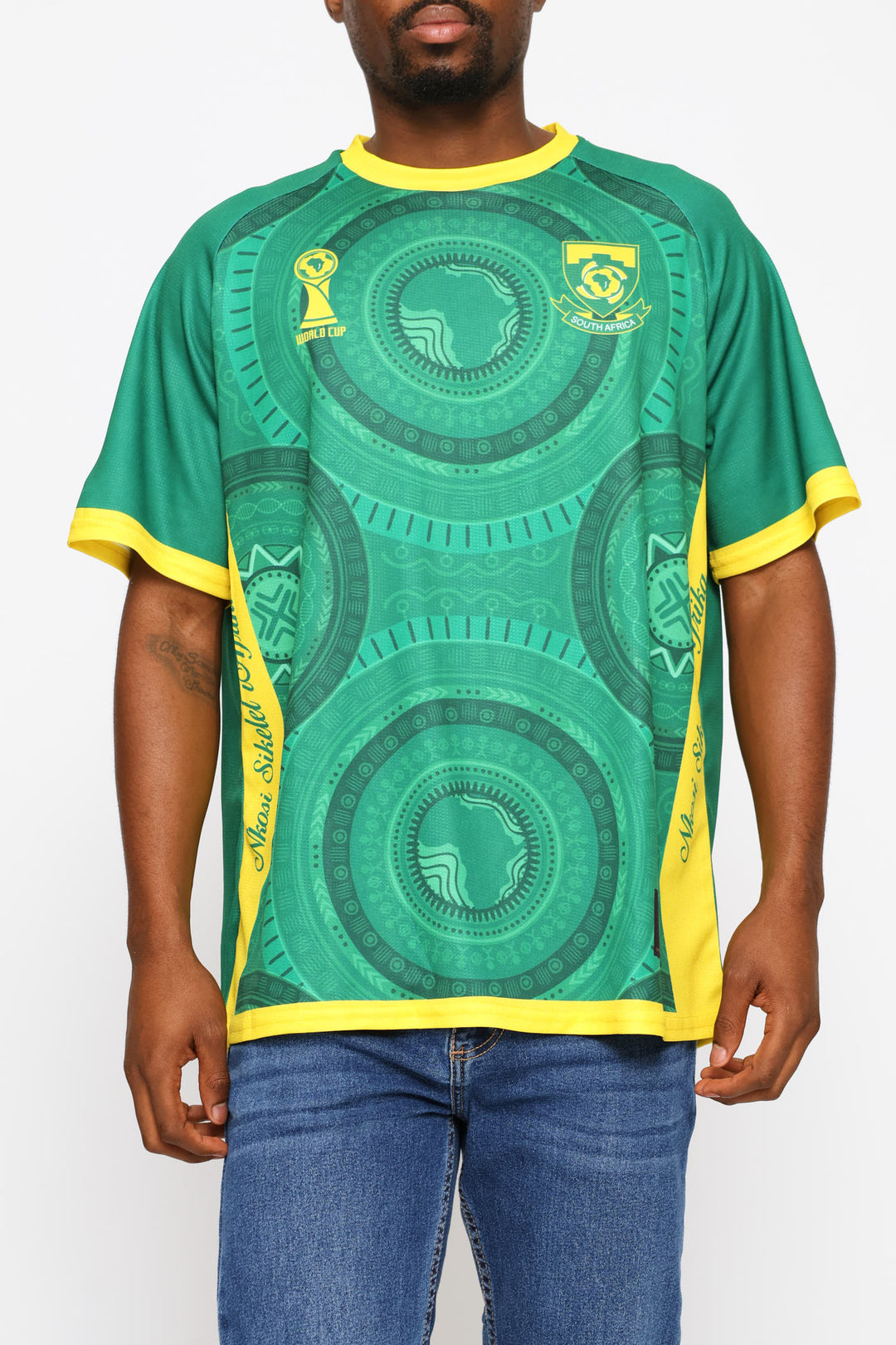 Sa Supporters Soccer Stripe Tee - Green