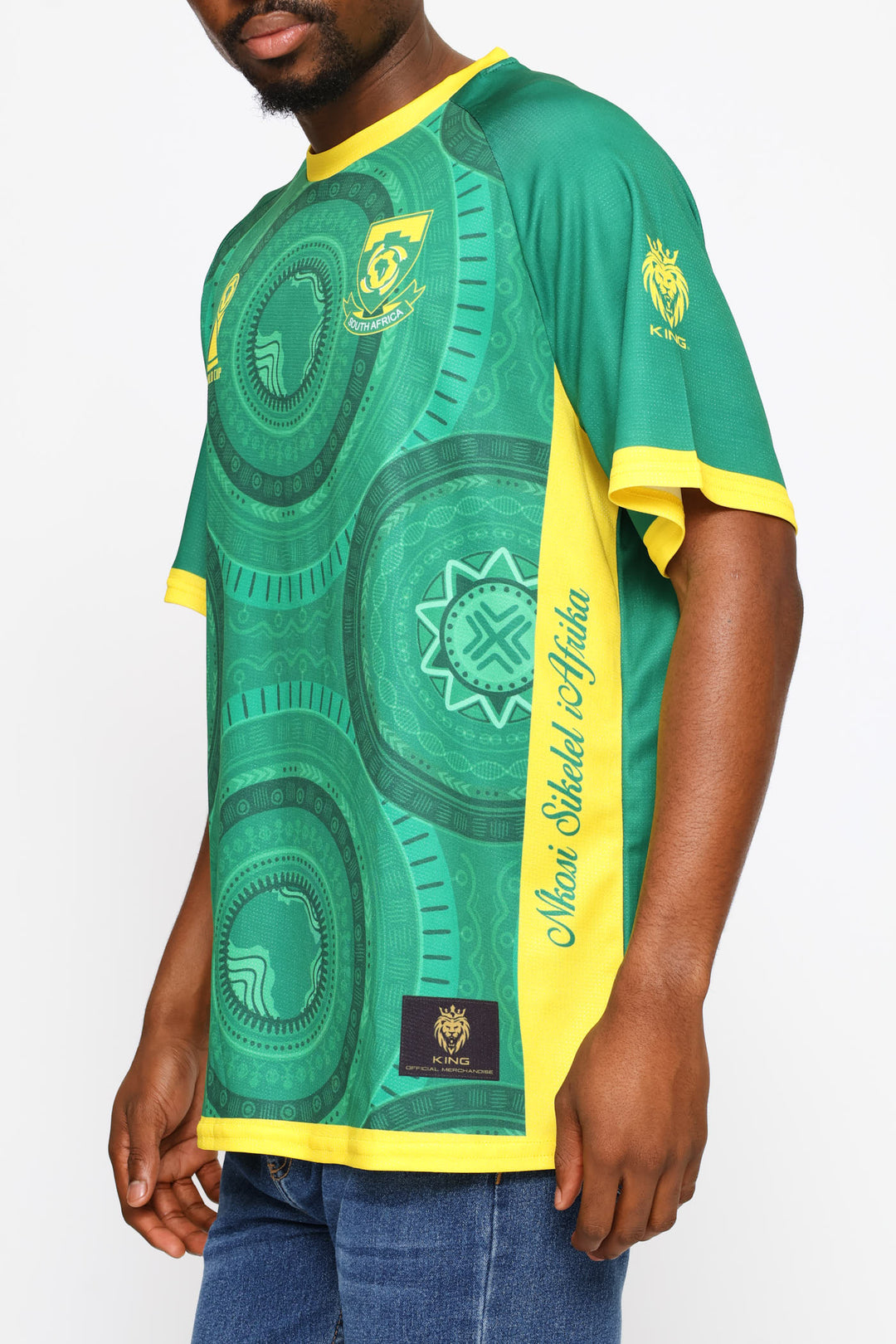 Sa Supporters Soccer Stripe Tee - Green