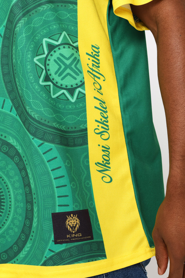 Sa Supporters Soccer Stripe Tee - Green