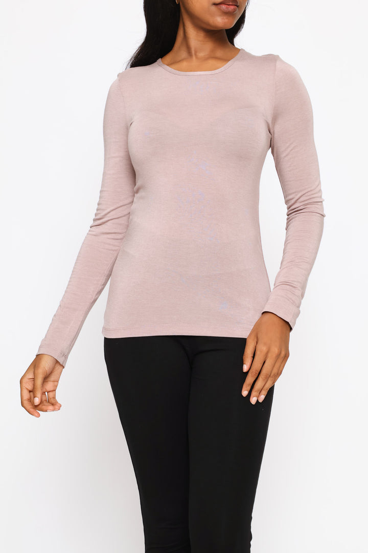 Long Sleeve Spencer Thermal - Pink