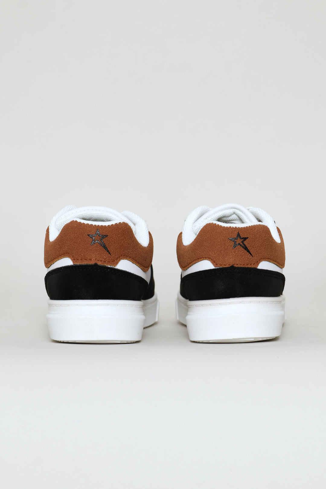 Pre-Boys Society Sneaker - White/Mocha
