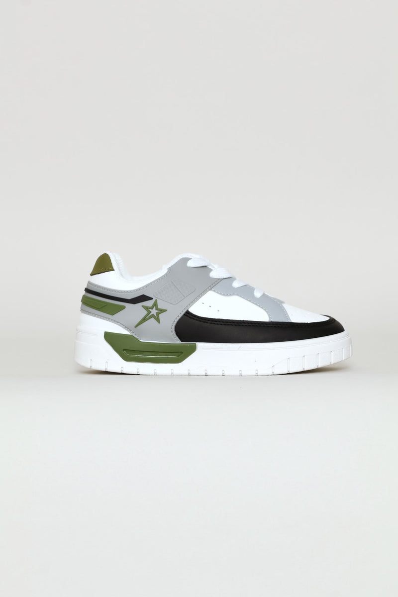 Pre-Boys Addison Sneaker - White