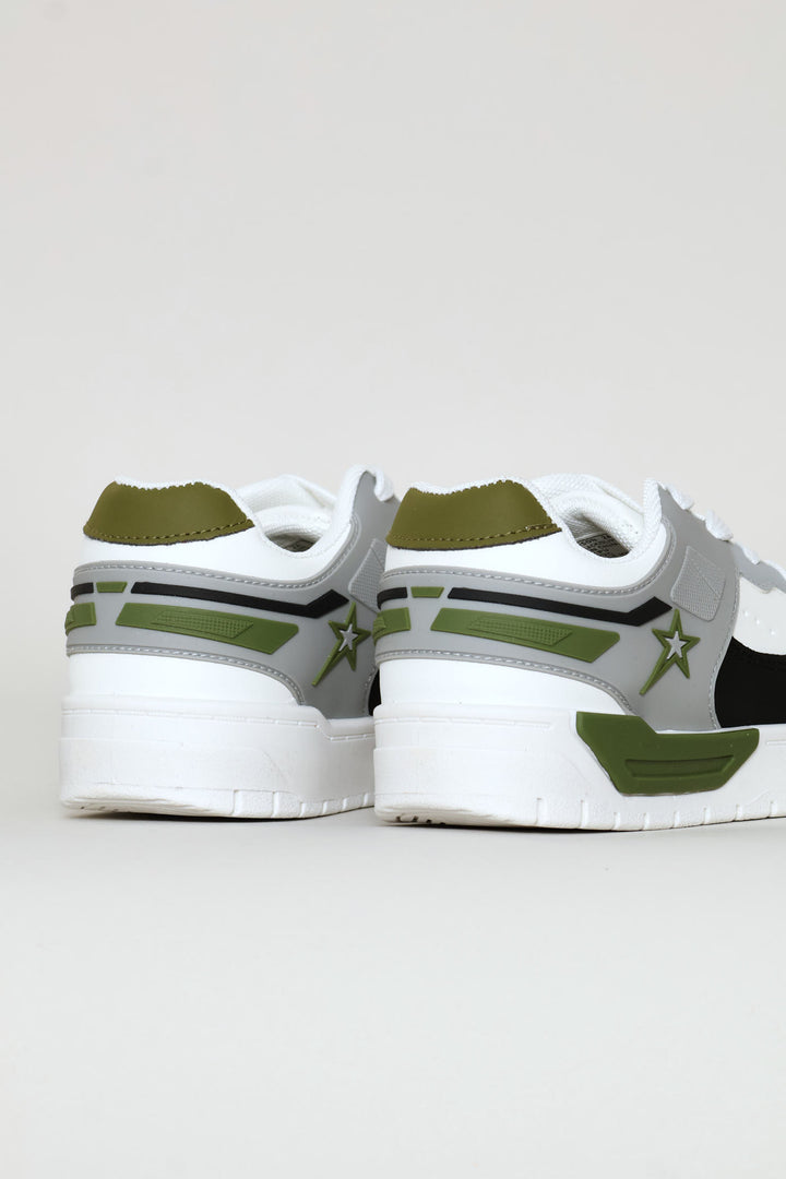 Pre-Boys Addison Sneaker - White