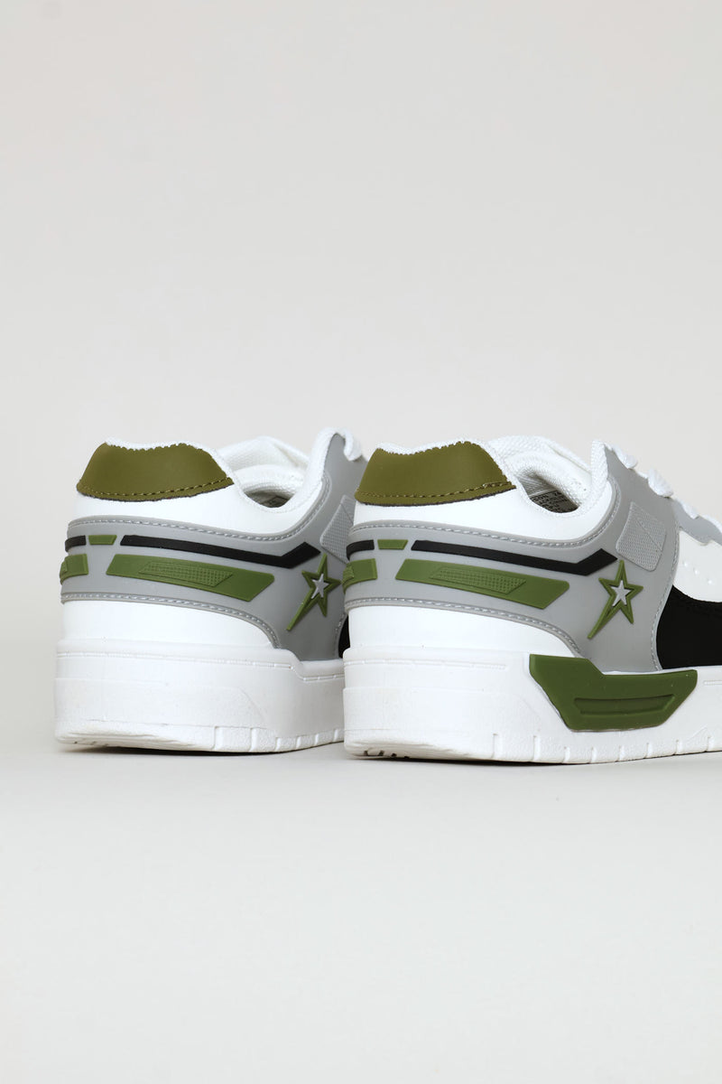 Pre-Boys Addison Sneaker - White