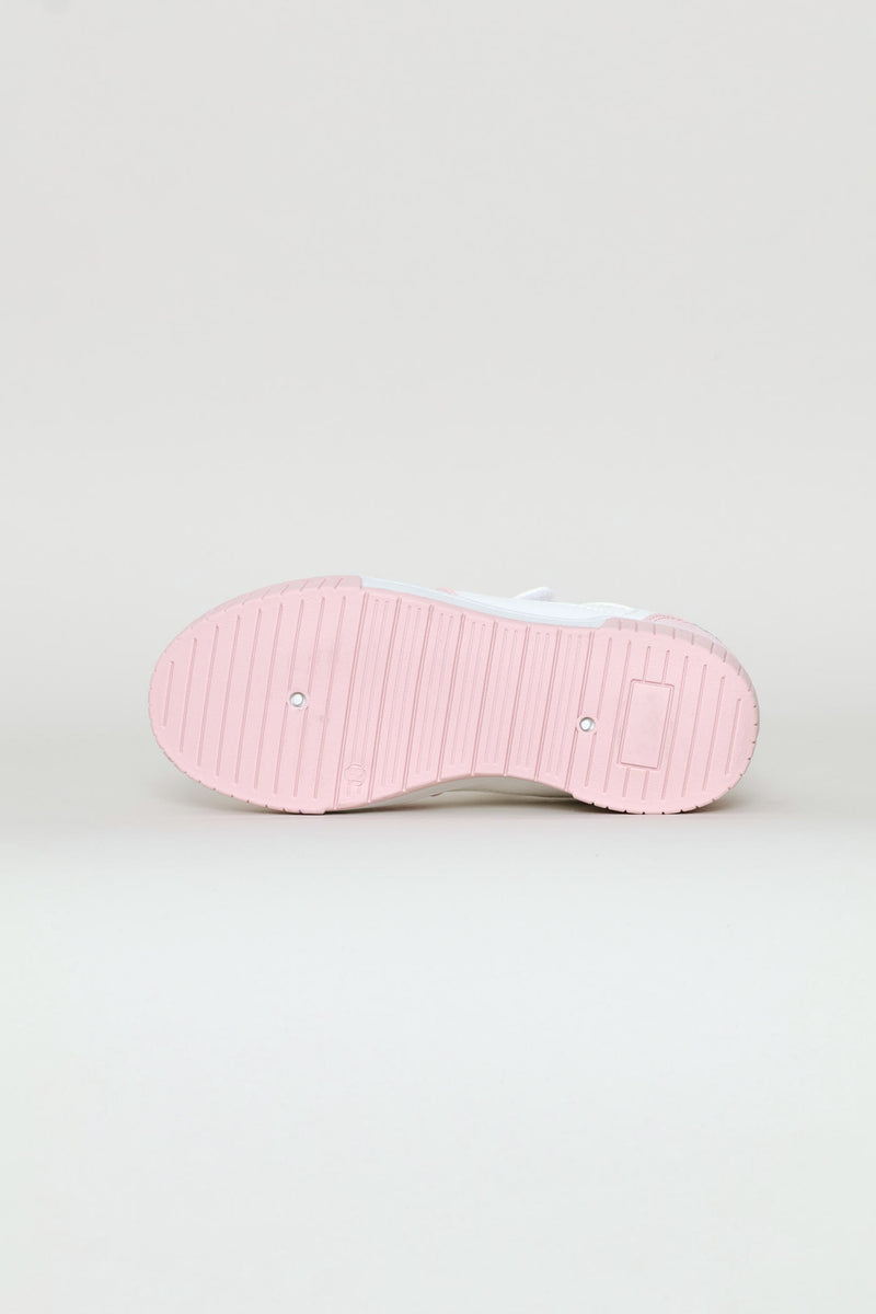 Girls Aero Sneaker - White/Pink