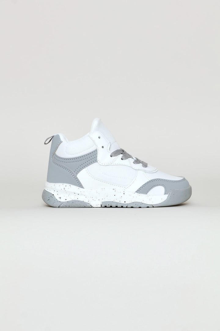 Boys Hitop Sneaker - Grey