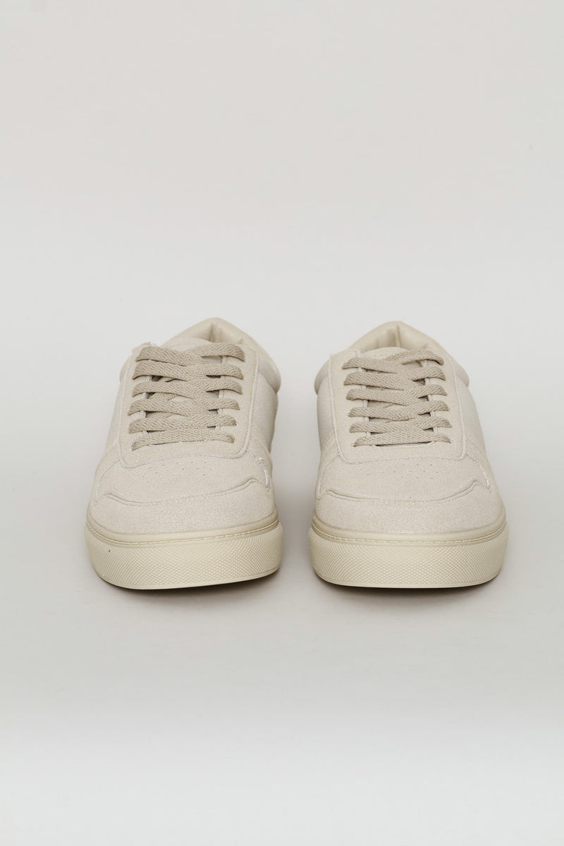 Lace Up Mono Sneaker - Stone