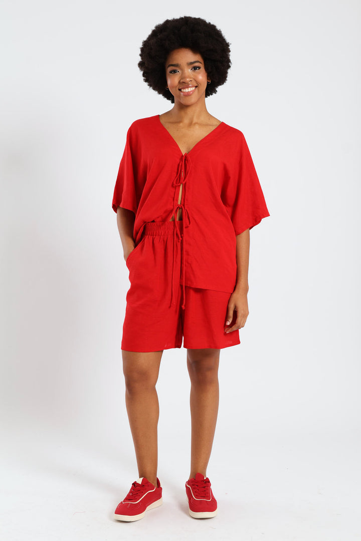 Elastic Short - Red