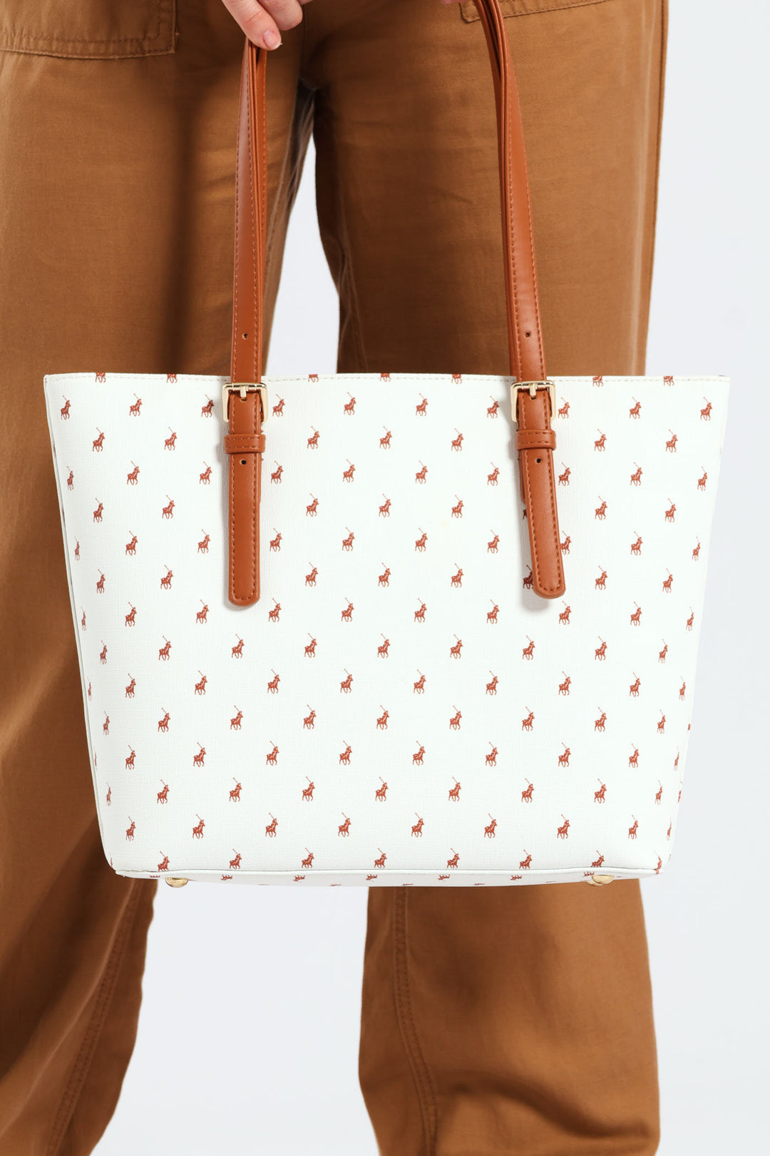 Iconic Medium Tote - White