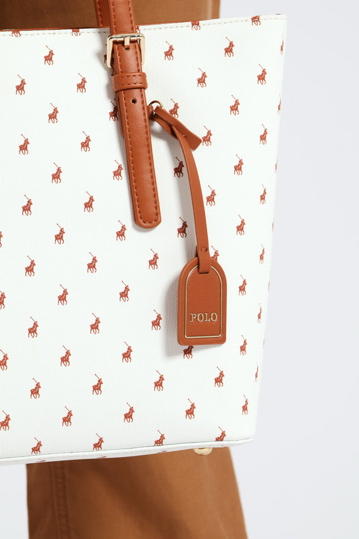 Iconic Medium Tote - White