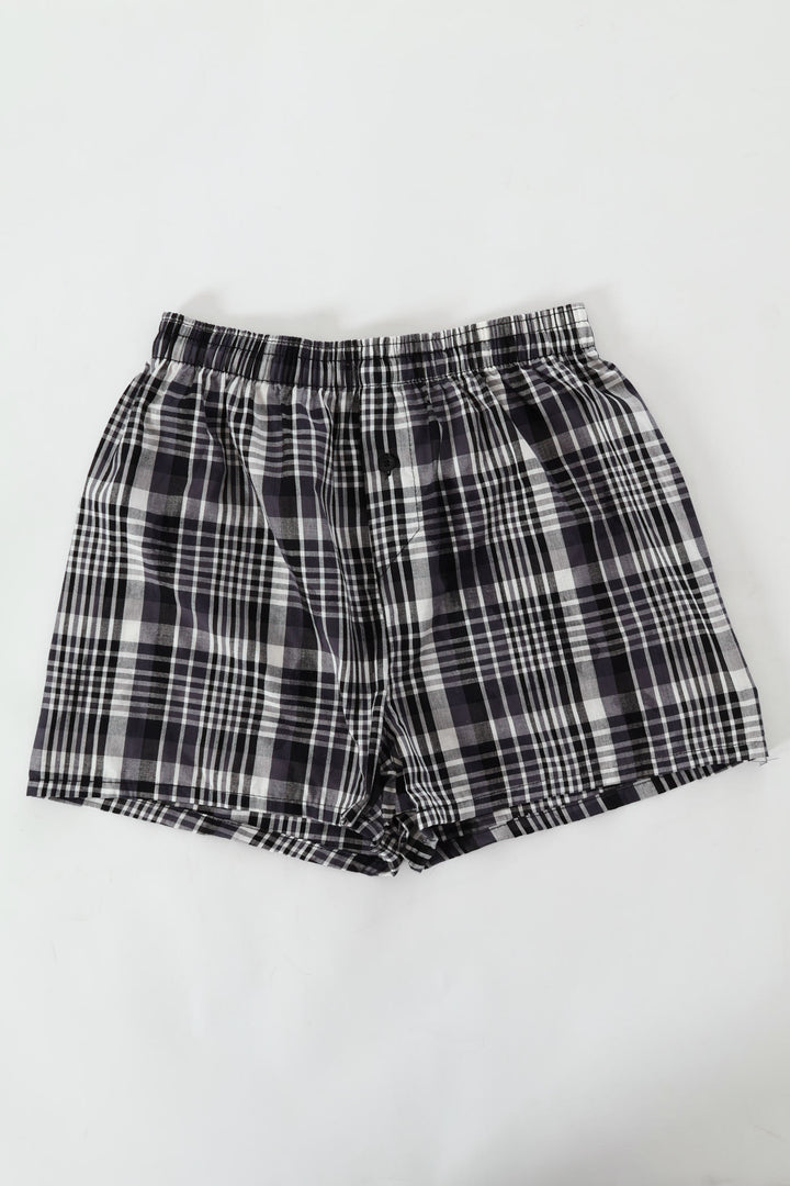 Single Fashion Woven Boxer - Black