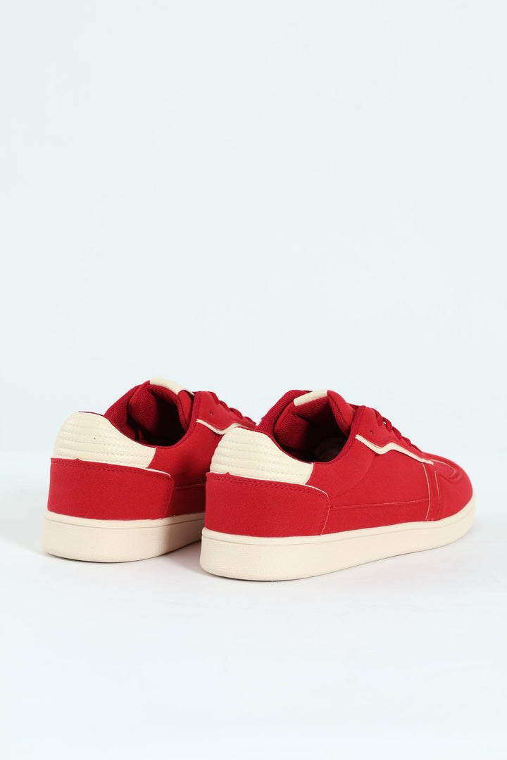 Suede Street Sneaker - Red