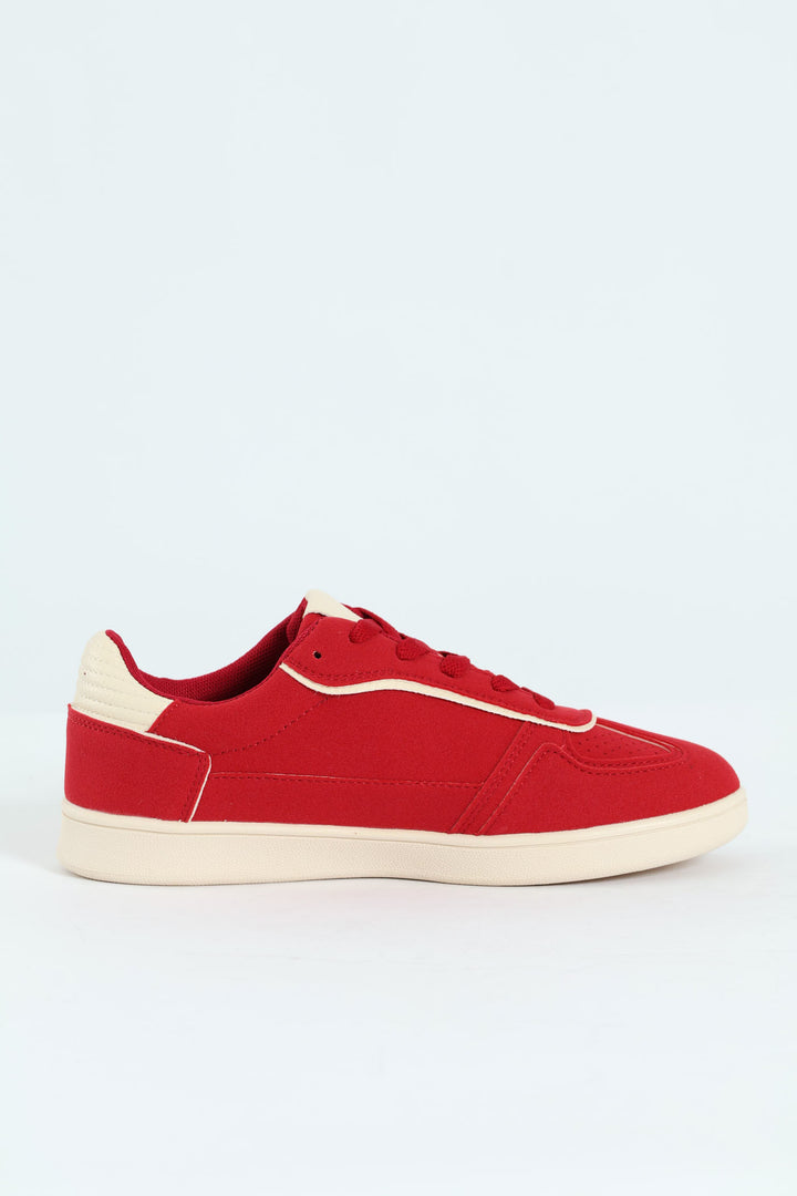 Suede Street Sneaker - Red