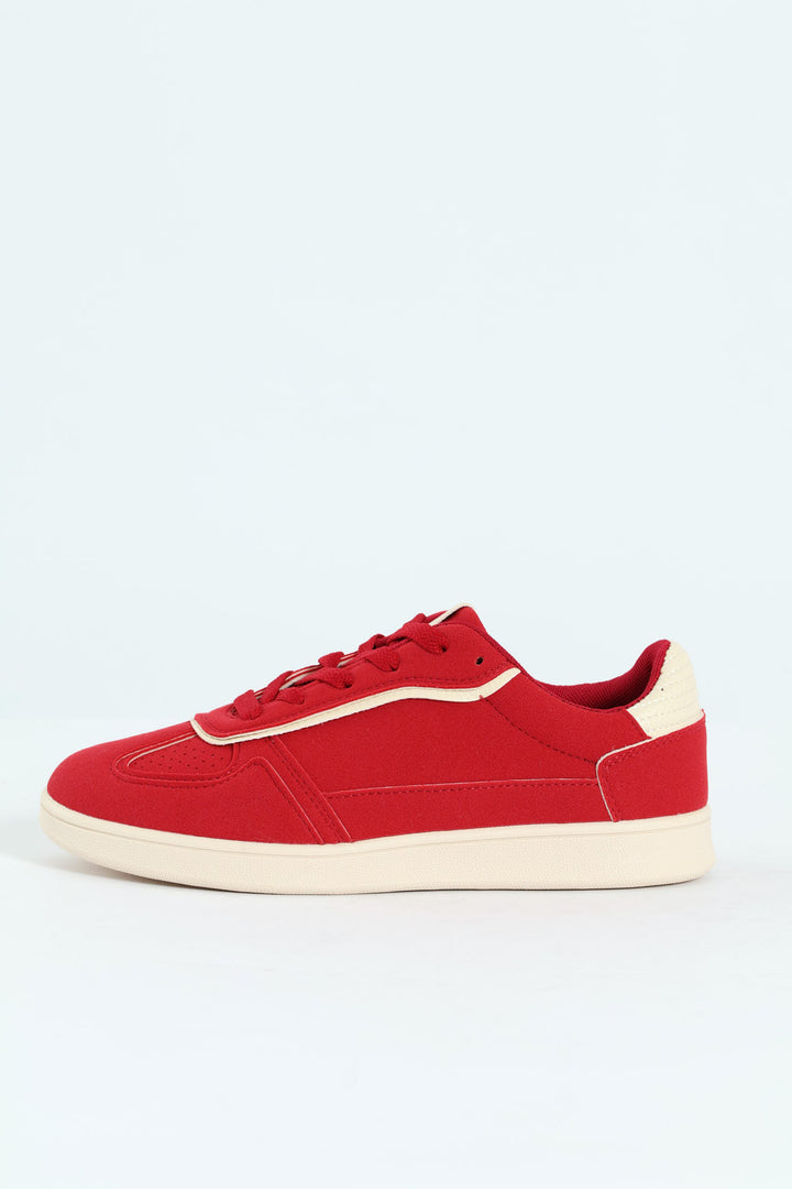 Suede Street Sneaker - Red