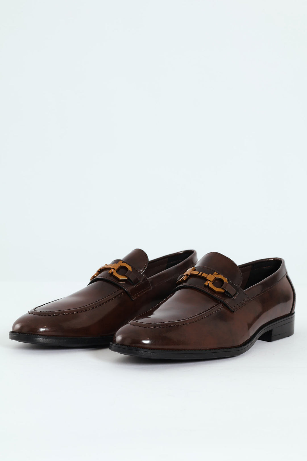 Slip On Loafer With Trim Detail - Chocolate