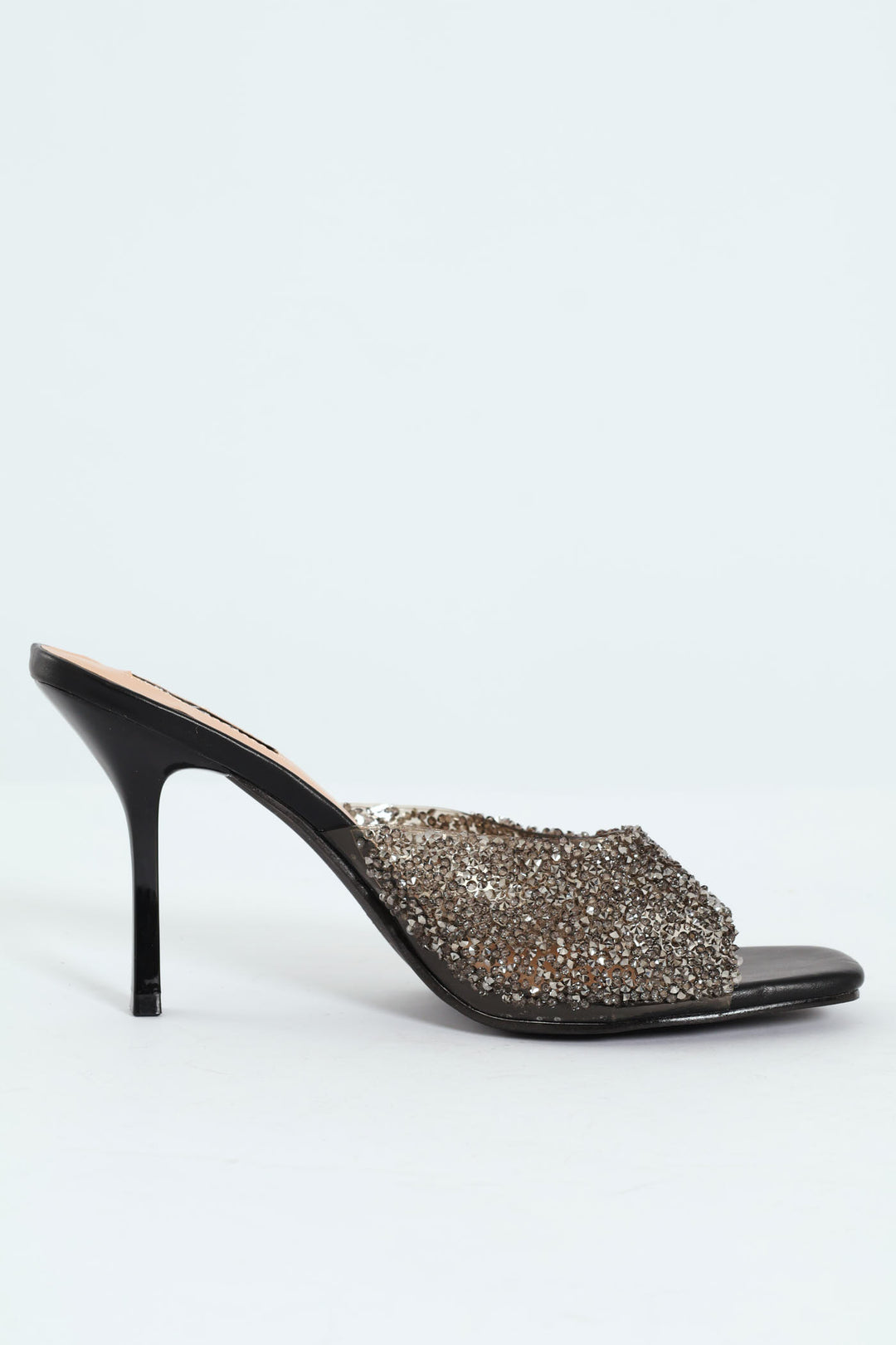 Diamante Push In Heel - Black