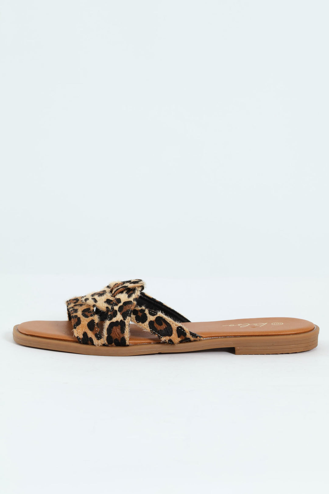Leopard Print Mule Sandal