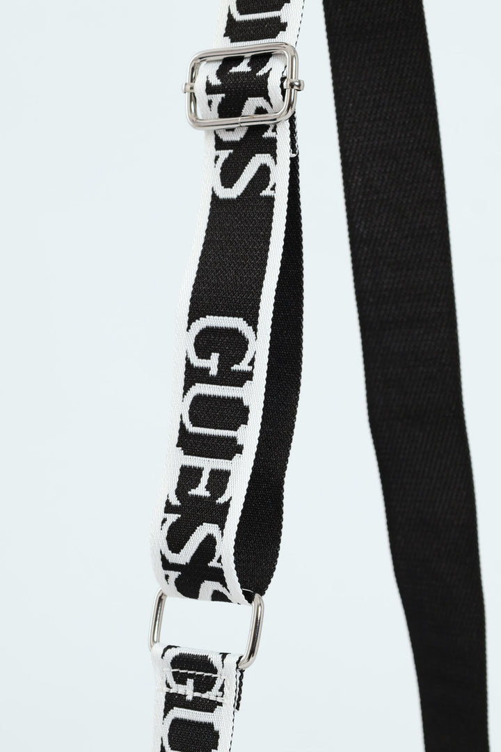 Amanza Mini Crossbody Top Zip Bag - White