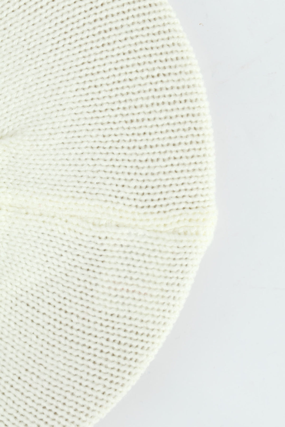 Pre-Girls Beret With Flower - Cream