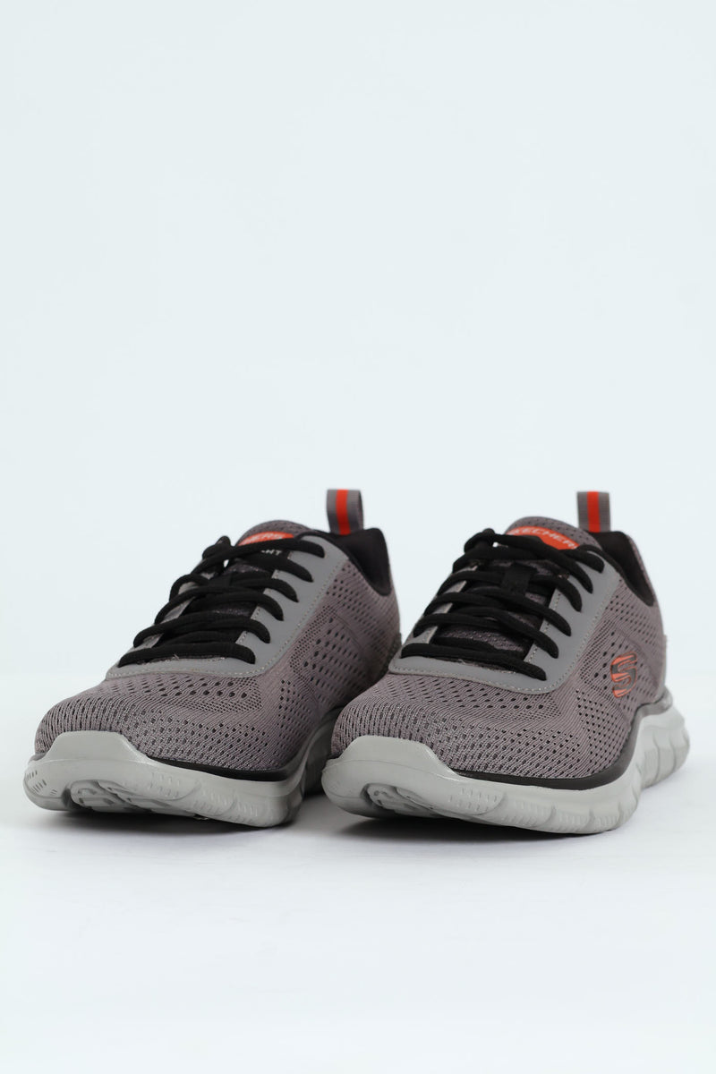 Track Lace Up Trainer - Grey
