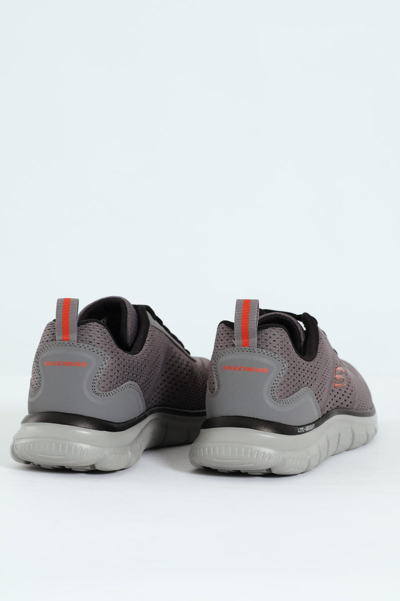 Track Lace Up Trainer - Grey