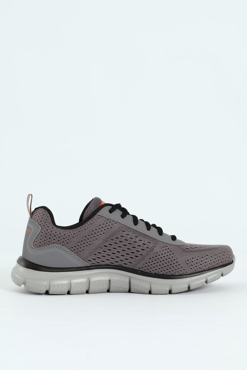 Track Lace Up Trainer - Grey