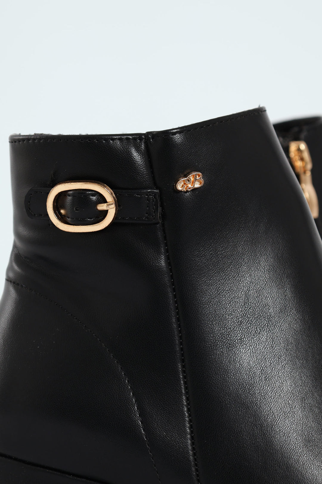 Kris 1 Pointed Toe Block Heel Ankle Boot - Black