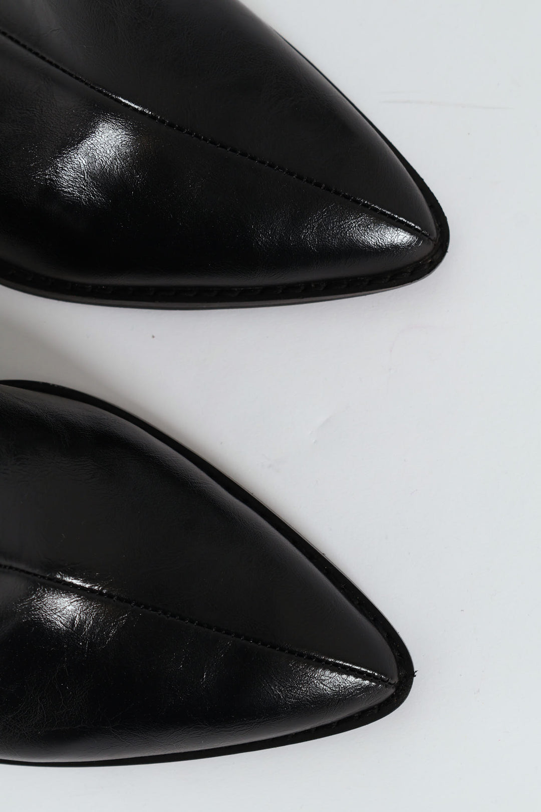 Brentley Pointed Toe Buckle Heeled Boot - Black