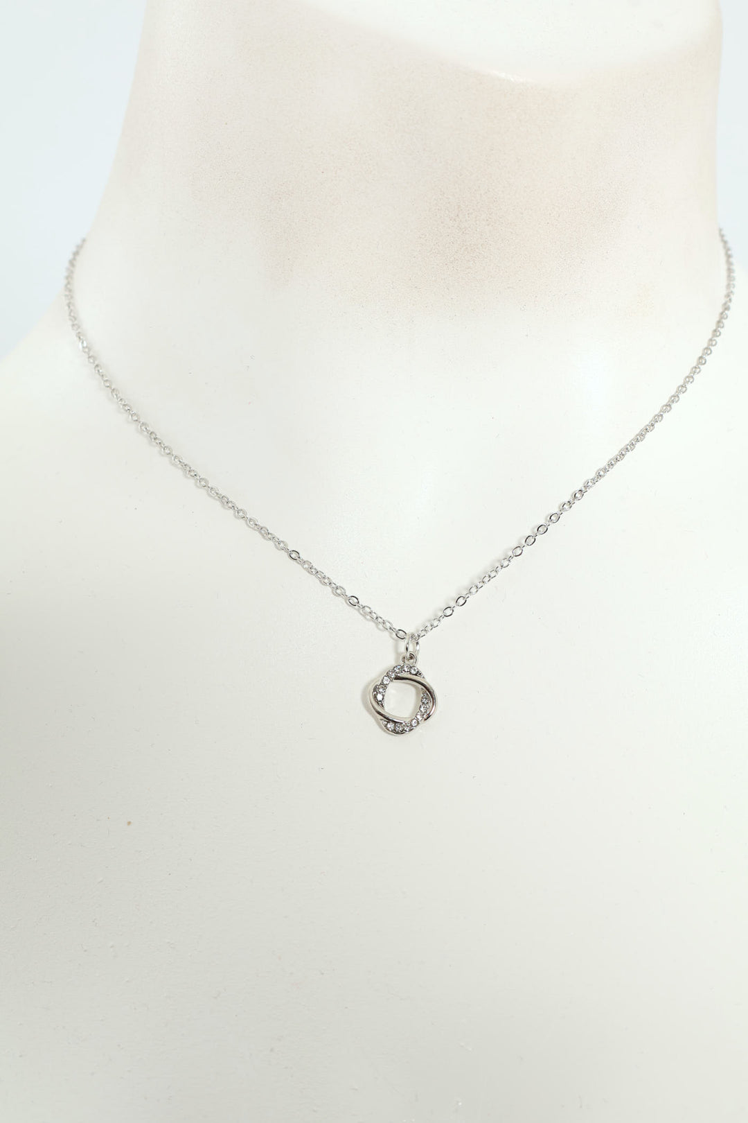 Intertwined Pendant Necklace - Silver