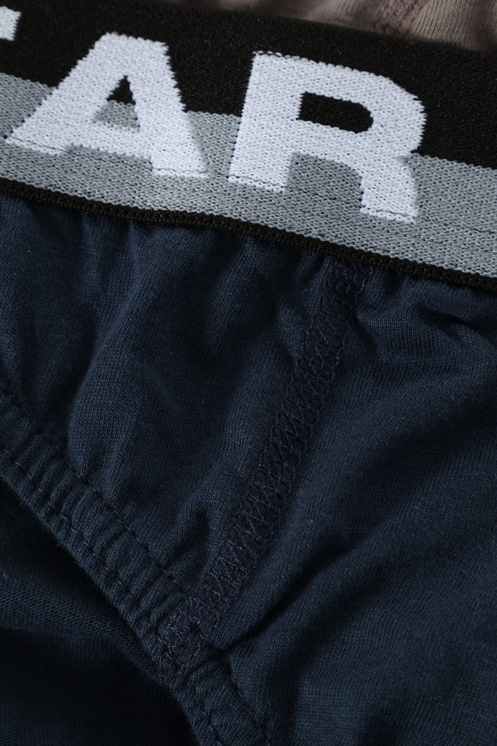 5 Pack Chain Multi Briefs - Grey/Red/Navy