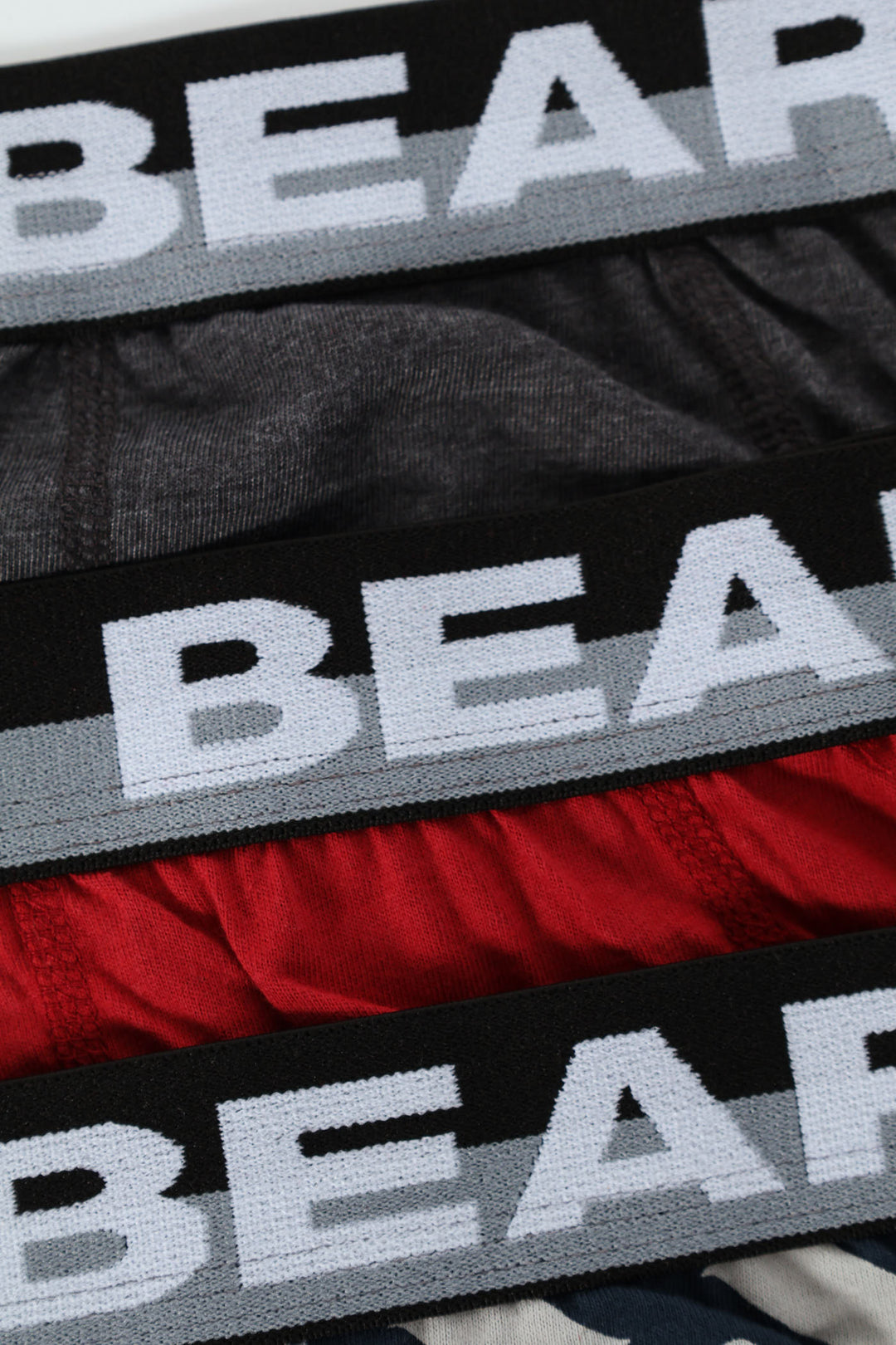 5 Pack Chain Multi Briefs - Grey/Red/Navy