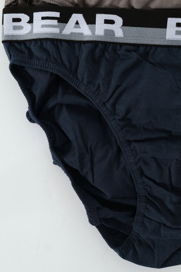 5 Pack Chain Multi Briefs - Grey/Red/Navy