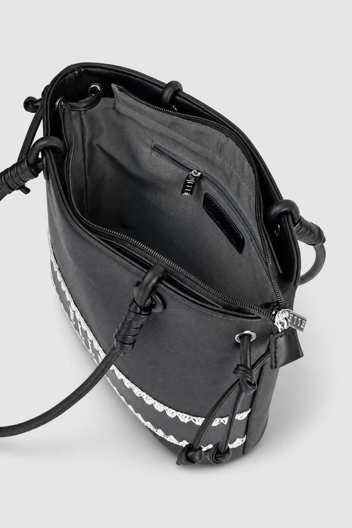 Woven Shopper Bag - Black