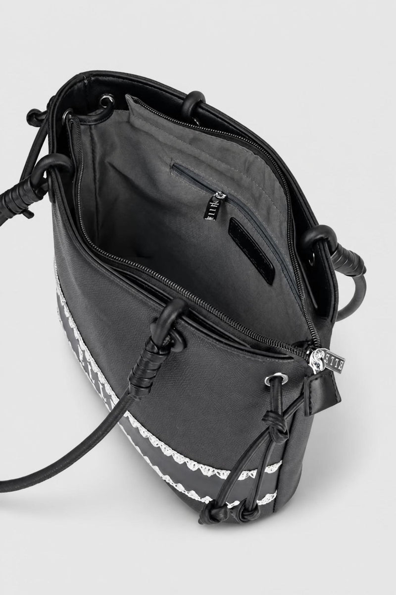 Woven Shopper Bag - Black