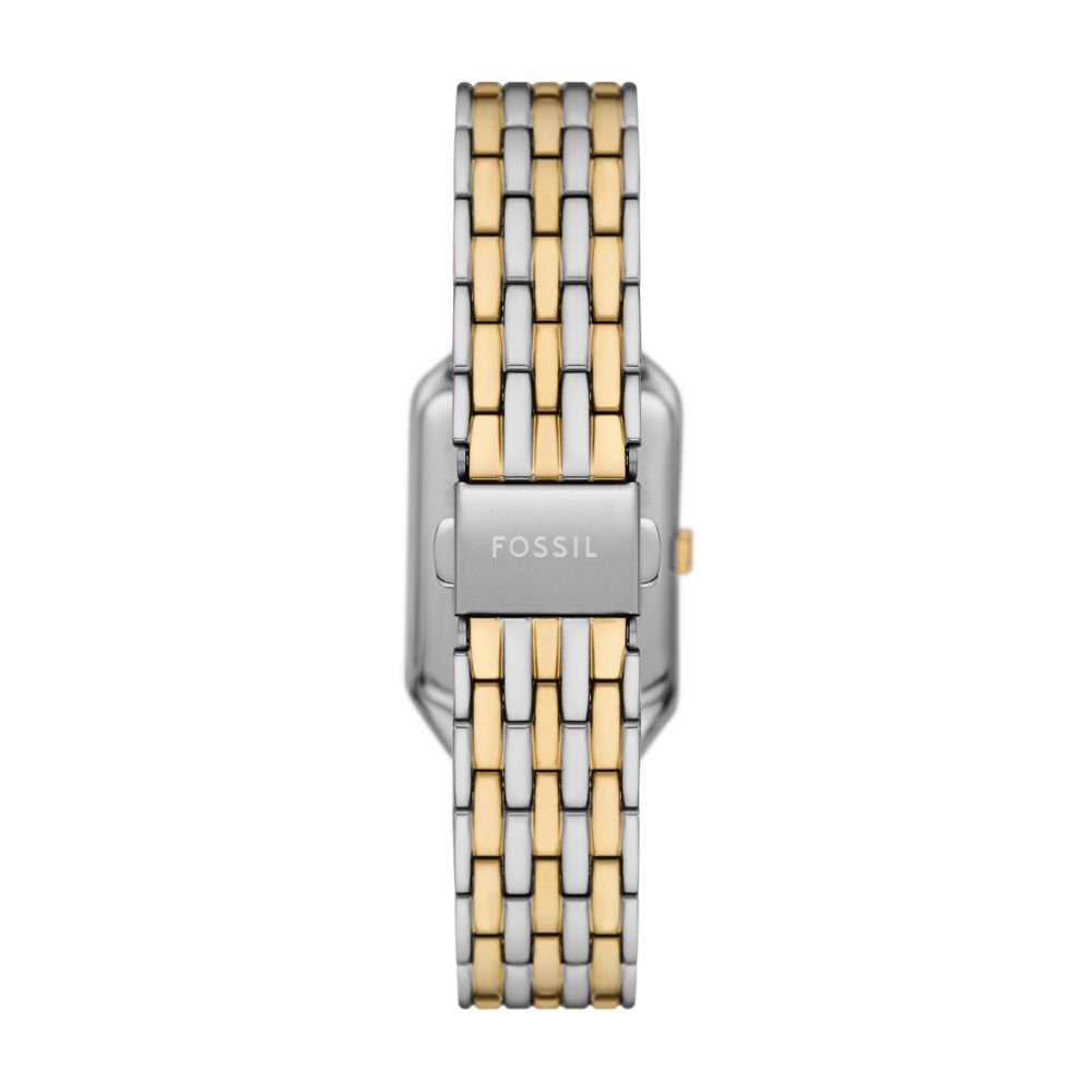 Raquel Three Hand & Date 2 Tone Watch - Silver