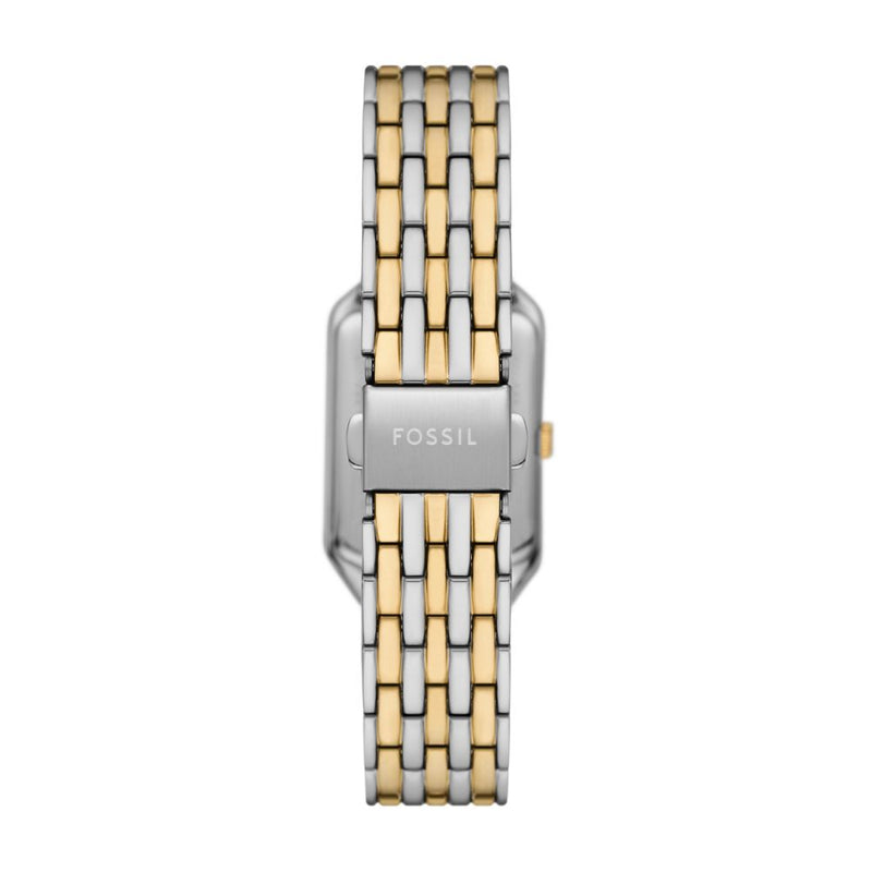 Raquel Three Hand & Date 2 Tone Watch - Silver