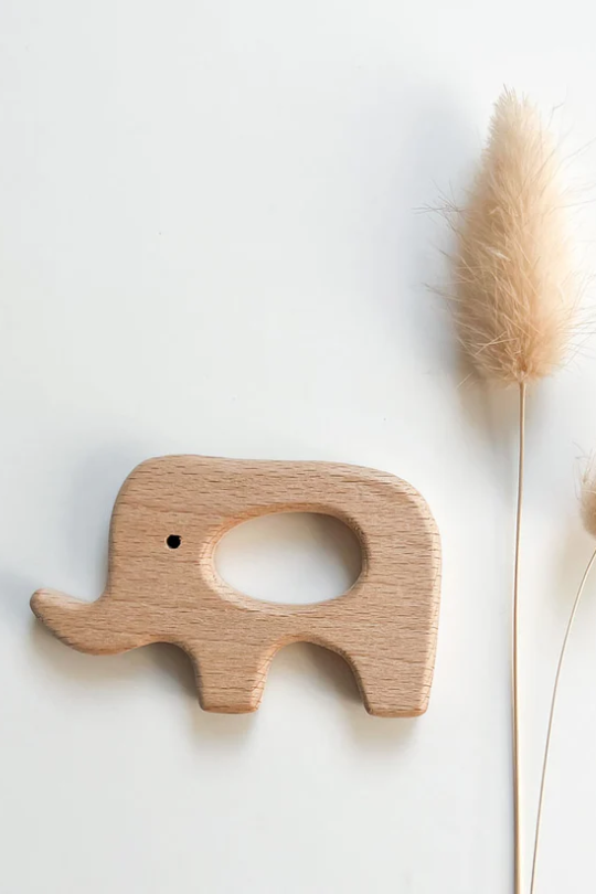 Stikkilolo Wooden Elephant Teether