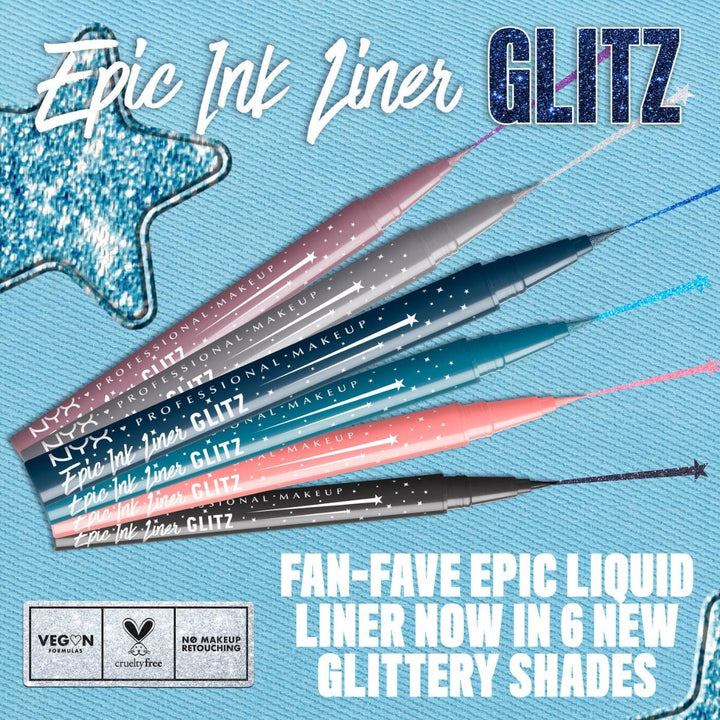 Epic Ink Glitz Waterproof Liquid Eyeliner