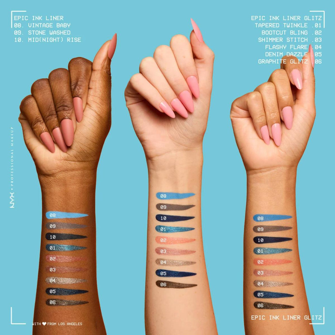 Epic Ink Glitz Waterproof Liquid Eyeliner